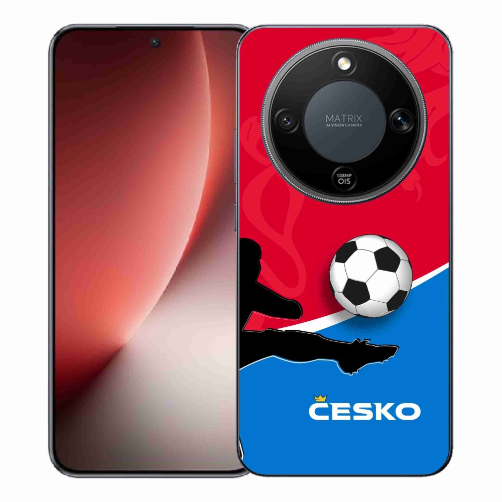 Gélový kryt mmCase na Honor Magic 8 Lite 5G - futbal Česko 2