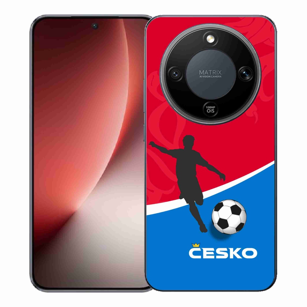 Gélový kryt mmCase na Honor Magic 8 Lite 5G - futbal Česko