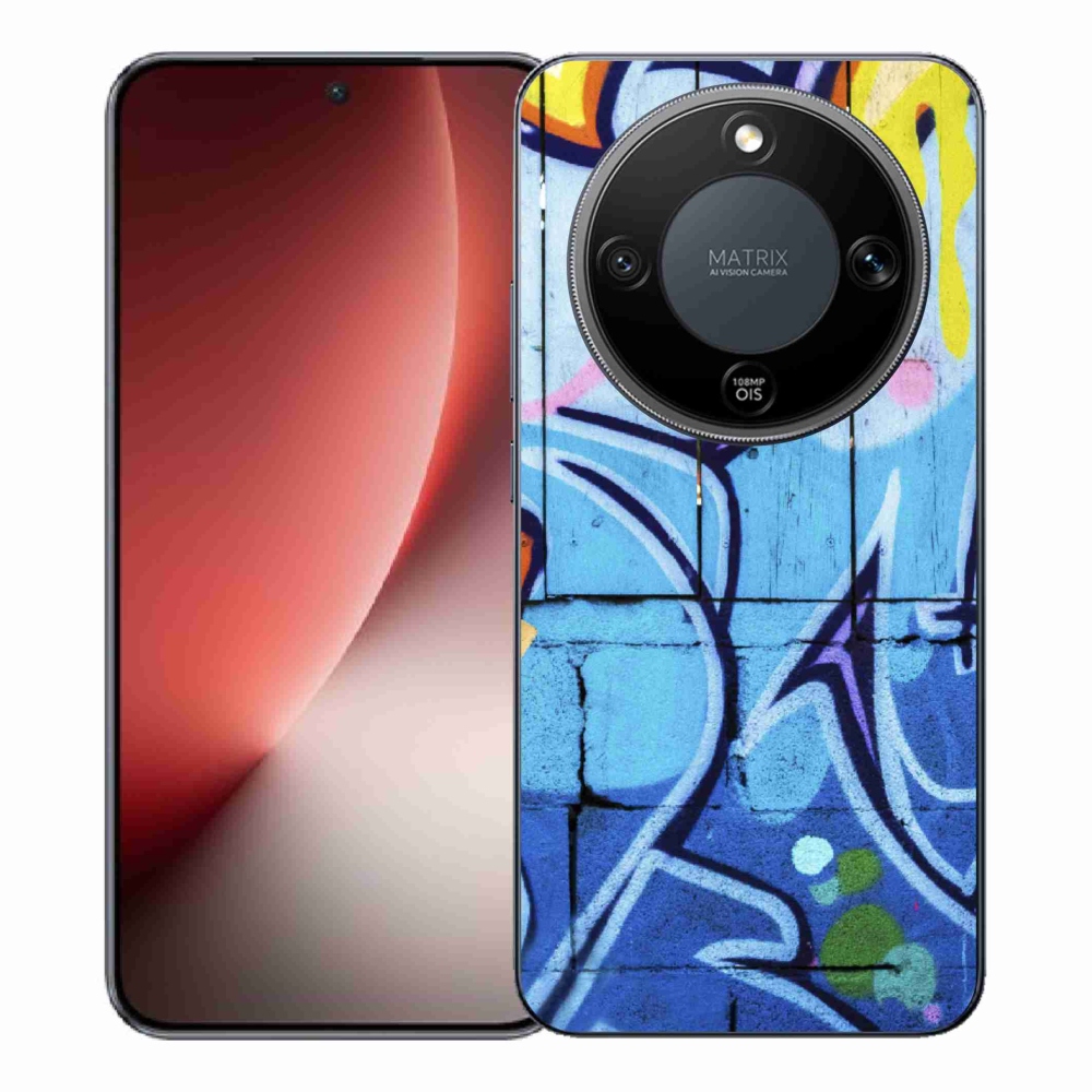 Gélový kryt mmCase na Honor Magic 8 Lite 5G - graffiti