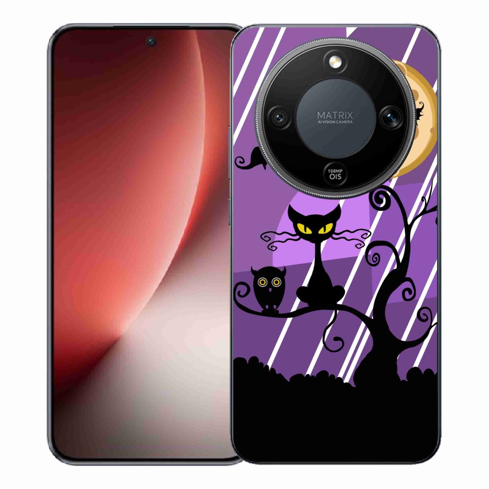 Gélový kryt mmCase na Honor Magic 8 Lite 5G - halloween
