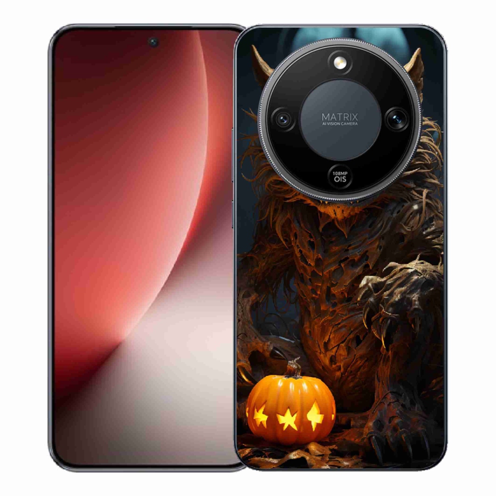 Gélový kryt mmCase na Honor Magic 8 Lite 5G - halloweenska príšera