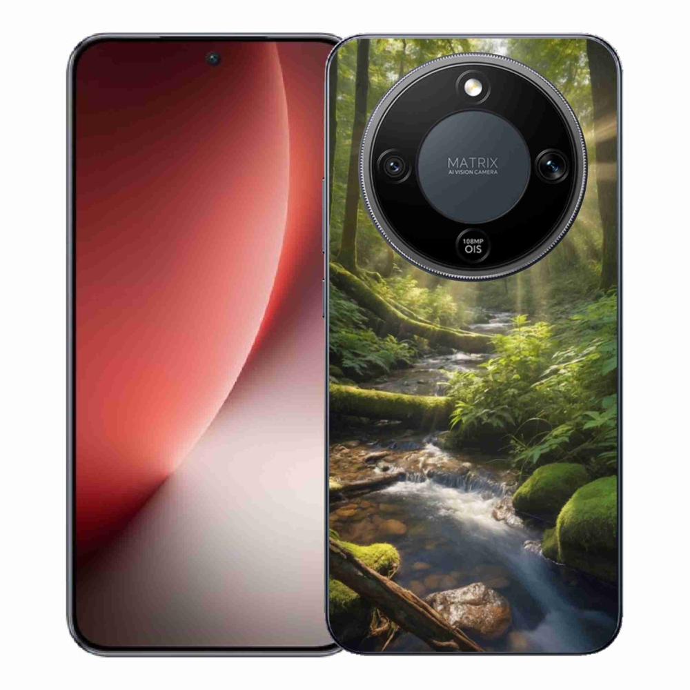 Gélový kryt mmCase na Honor Magic 8 Lite 5G - hlbina lesa