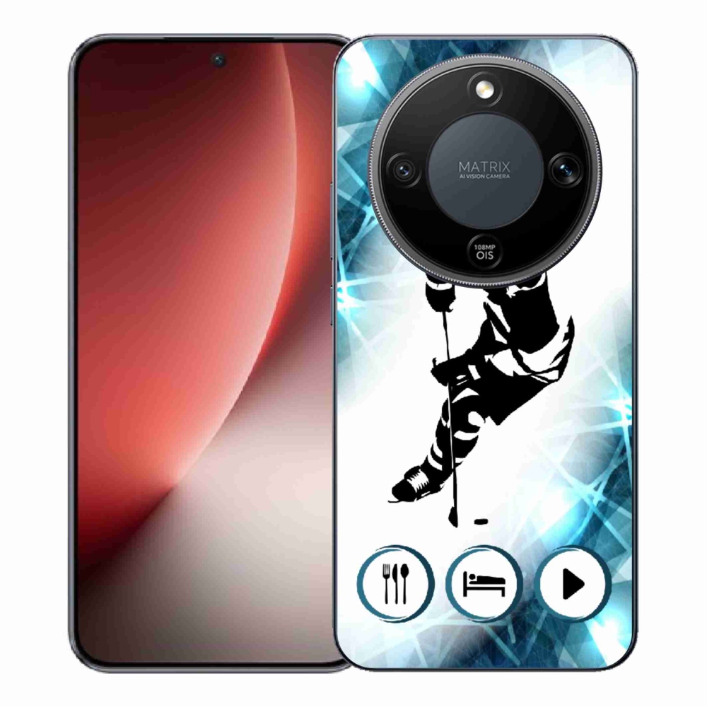 Gélový kryt mmCase na Honor Magic 8 Lite 5G - hokej 1