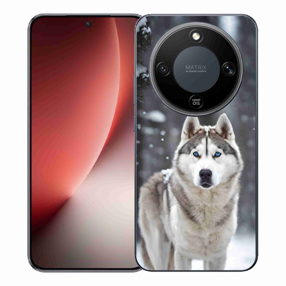 Gélový kryt mmCase na Honor Magic 8 Lite 5G - husky 2