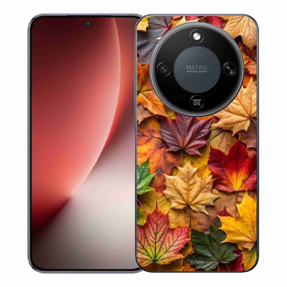 Gélový kryt mmCase na Honor Magic 8 Lite 5G - javorové listy 2