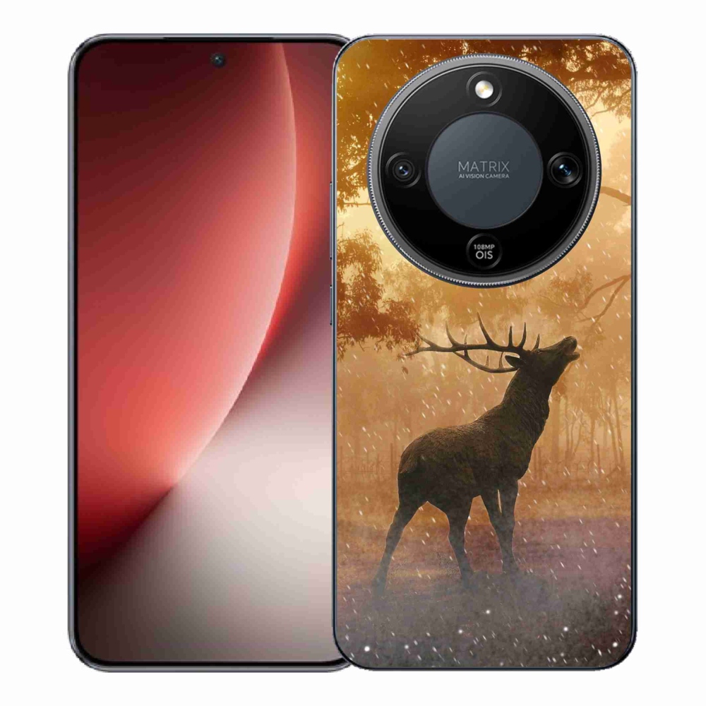 Gélový kryt mmCase na Honor Magic 8 Lite 5G - jeleň v ruji