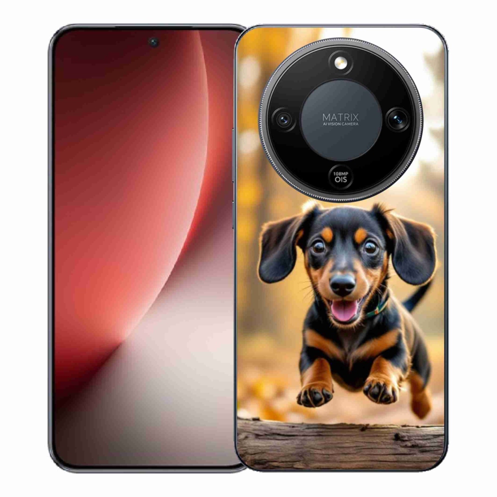 Gélový kryt mmCase na Honor Magic 8 Lite 5G - jazvečík 2