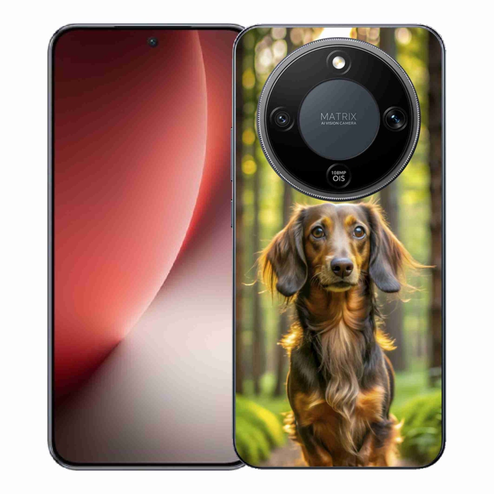 Gélový kryt mmCase na Honor Magic 8 Lite 5G - jazvečík 4