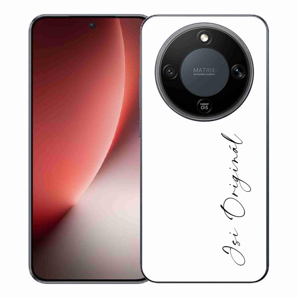 Gélový kryt mmCase na Honor Magic 8 Lite 5G - si originál biele pozadie