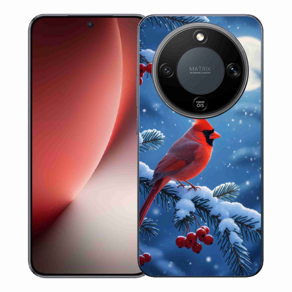 Gélový kryt mmCase na Honor Magic 8 Lite 5G - kardinál červený