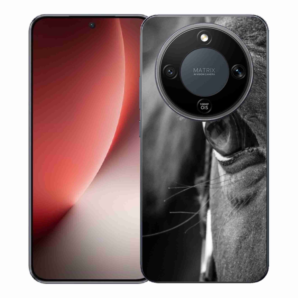 Gélový kryt mmCase na Honor Magic 8 Lite 5G - konský pohľad