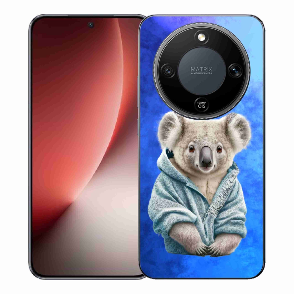 Gélový kryt mmCase na Honor Magic 8 Lite 5G - koala vo svetri