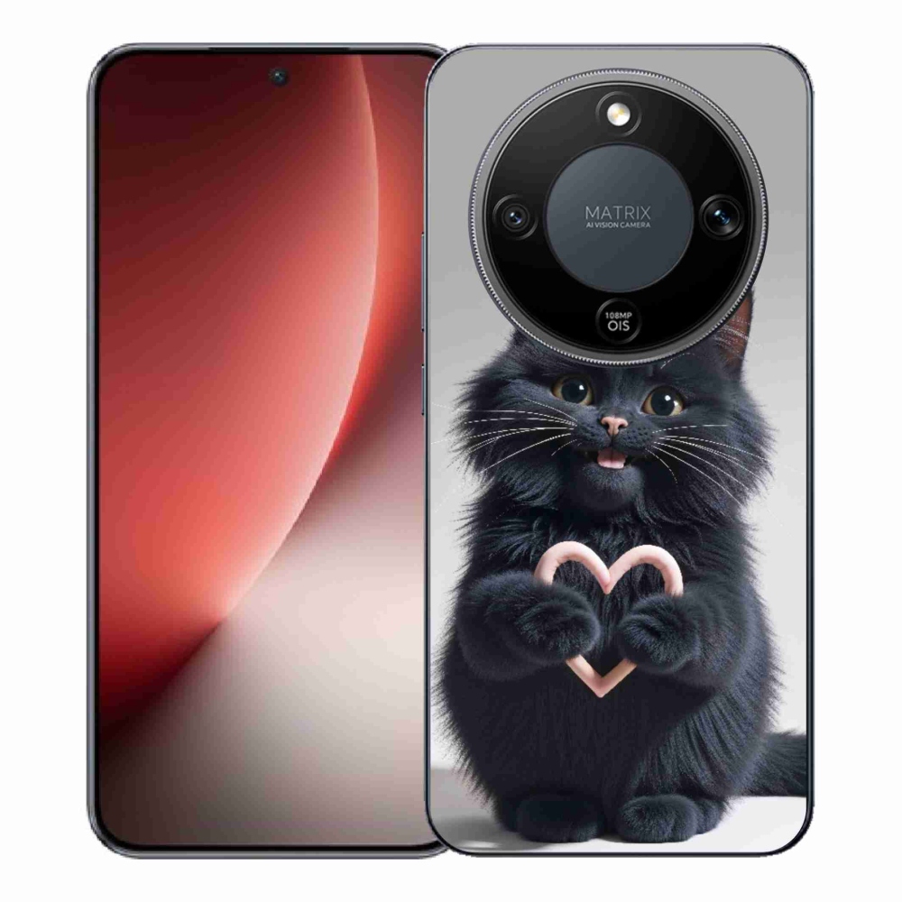 Gélový kryt mmCase na Honor Magic 8 Lite 5G - mačacia láska 3