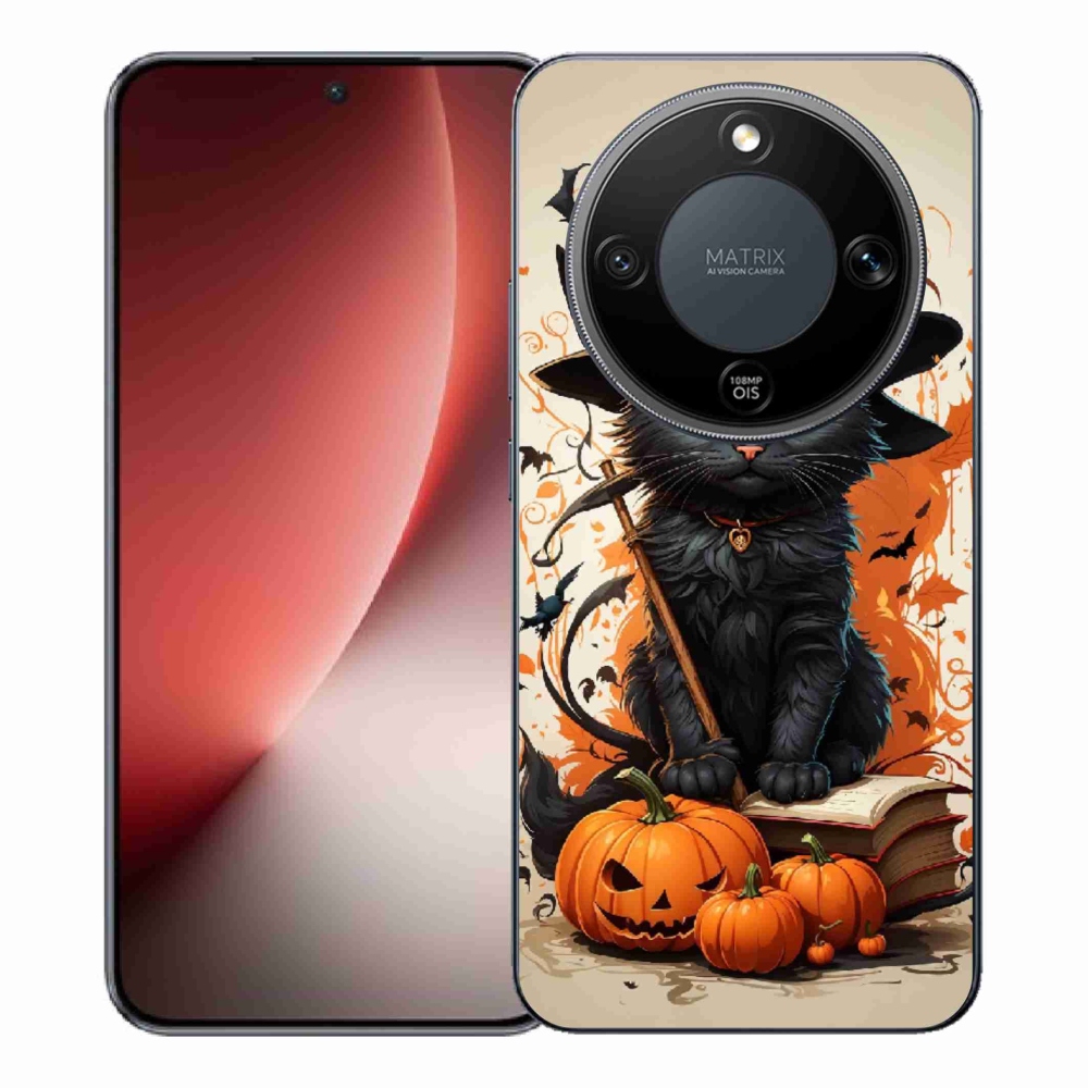 Gélový kryt mmCase na Honor Magic 8 Lite 5G - kocúr čarodejník