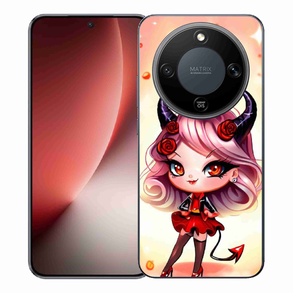 Gélový kryt mmCase na Honor Magic 8 Lite 5G - kreslená čertica