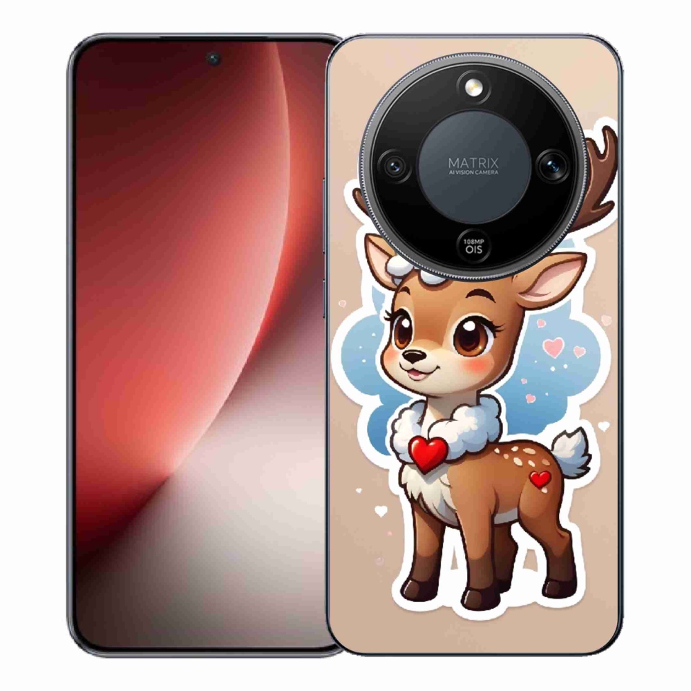 Gélový kryt mmCase na Honor Magic 8 Lite 5G - kreslený sob