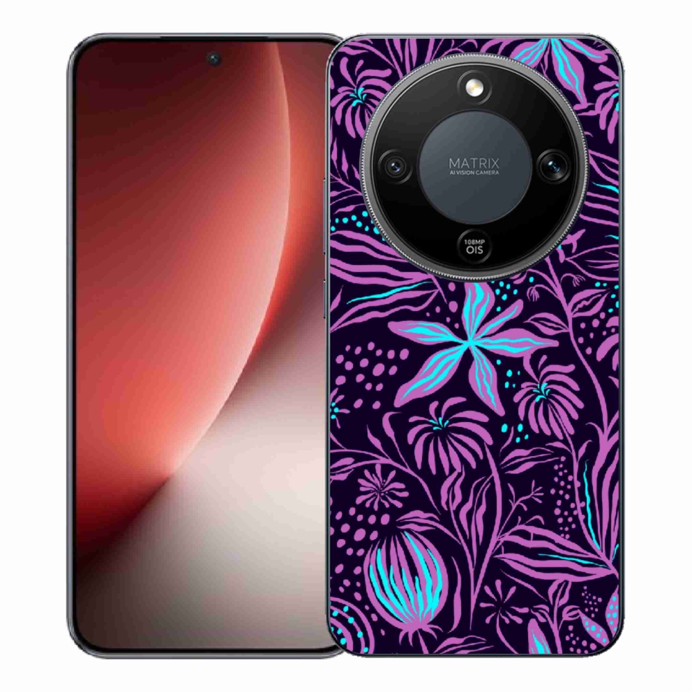 Gélový kryt mmCase na Honor Magic 8 Lite 5G - kvety 2