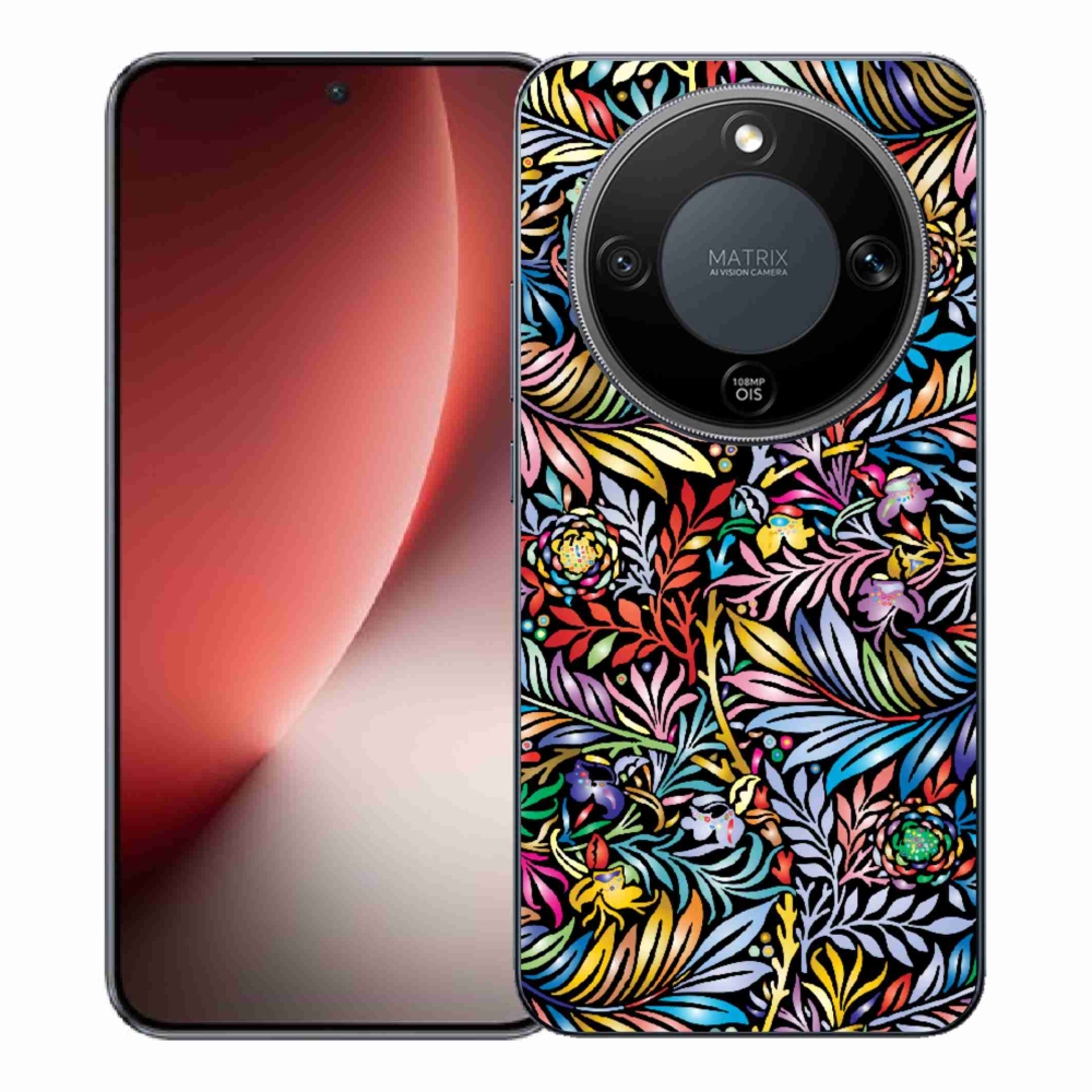 Gélový kryt mmCase na Honor Magic 8 Lite 5G - kvety 5