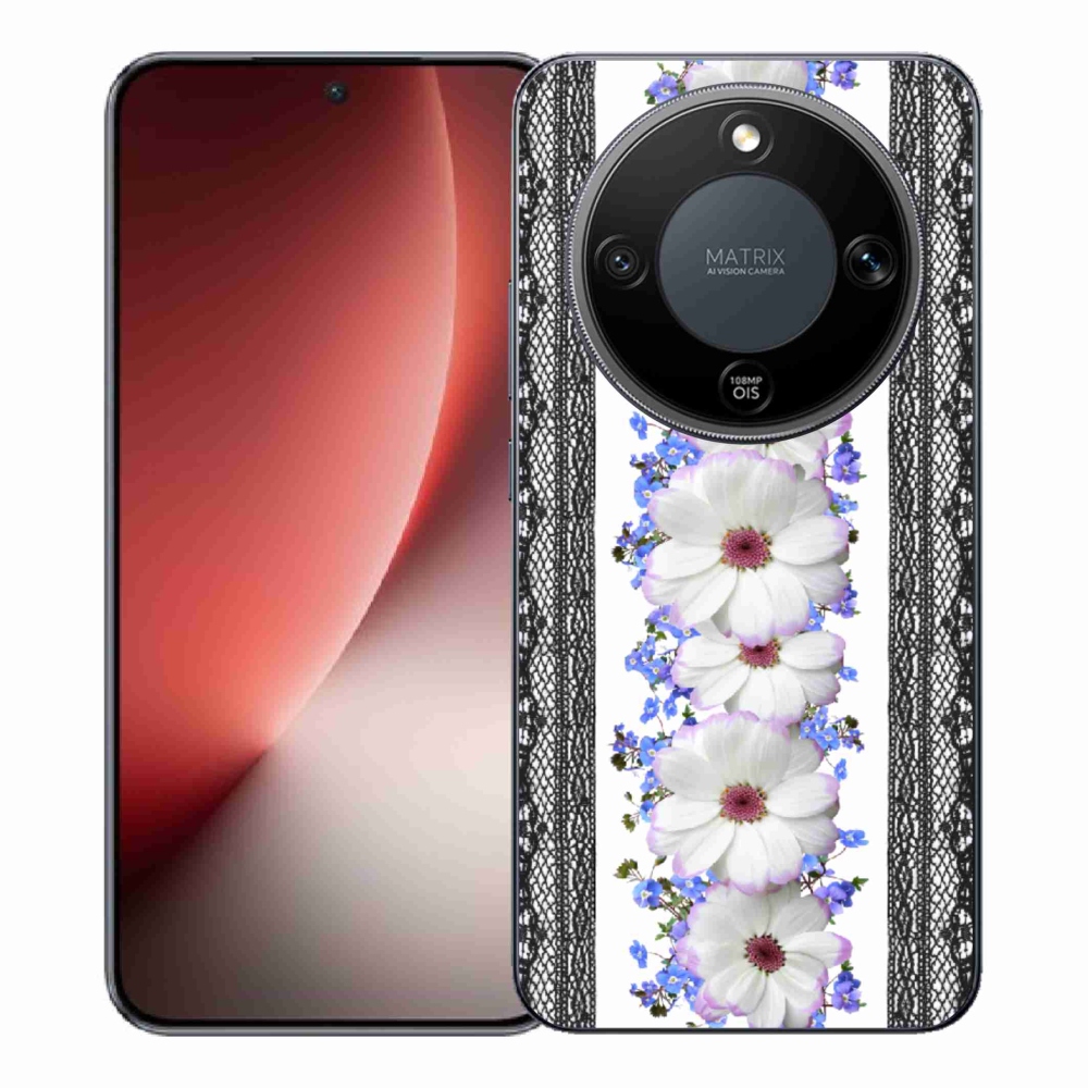 Gélový kryt mmCase na Honor Magic 8 Lite 5G - kvety 8