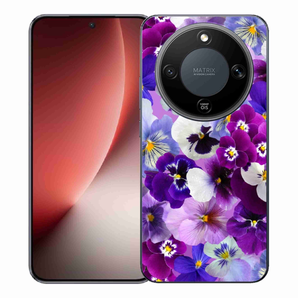 Gélový kryt mmCase na Honor Magic 8 Lite 5G - kvety 9