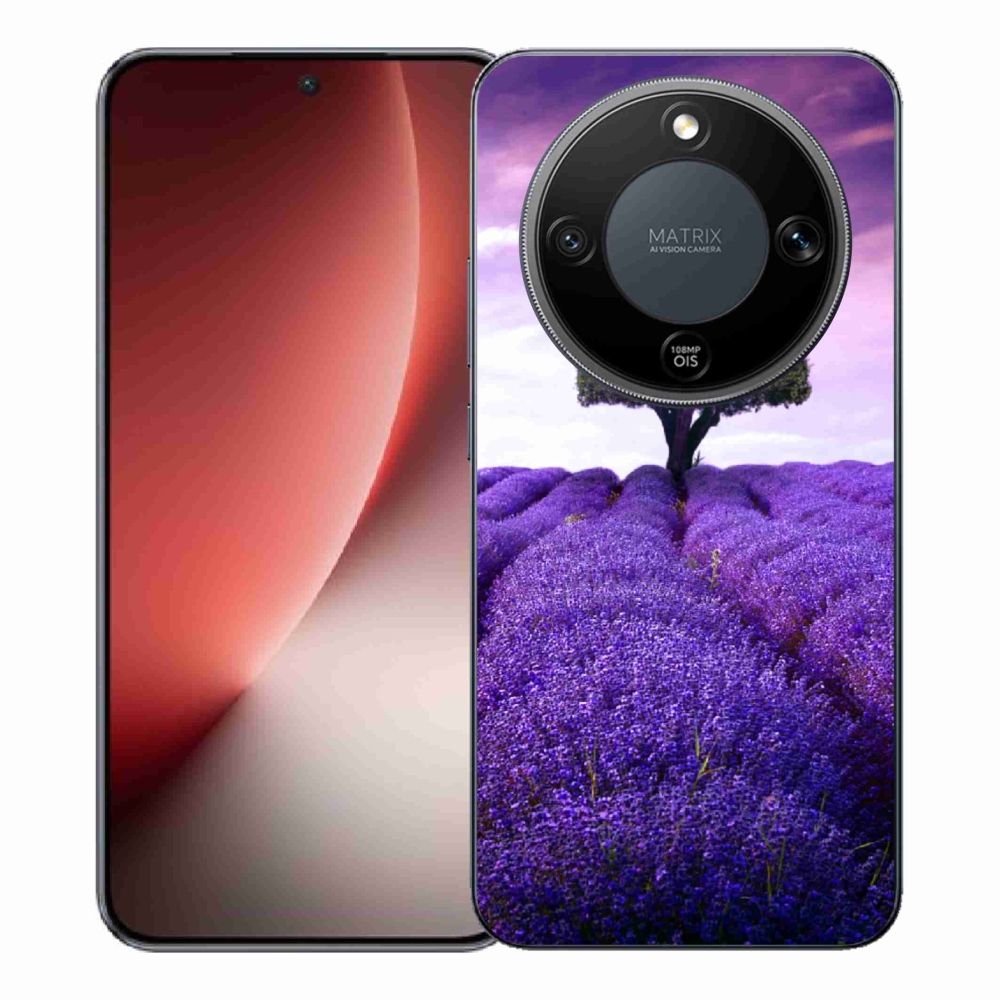 Gélový kryt mmCase na Honor Magic 8 Lite 5G - levanduľová lúka