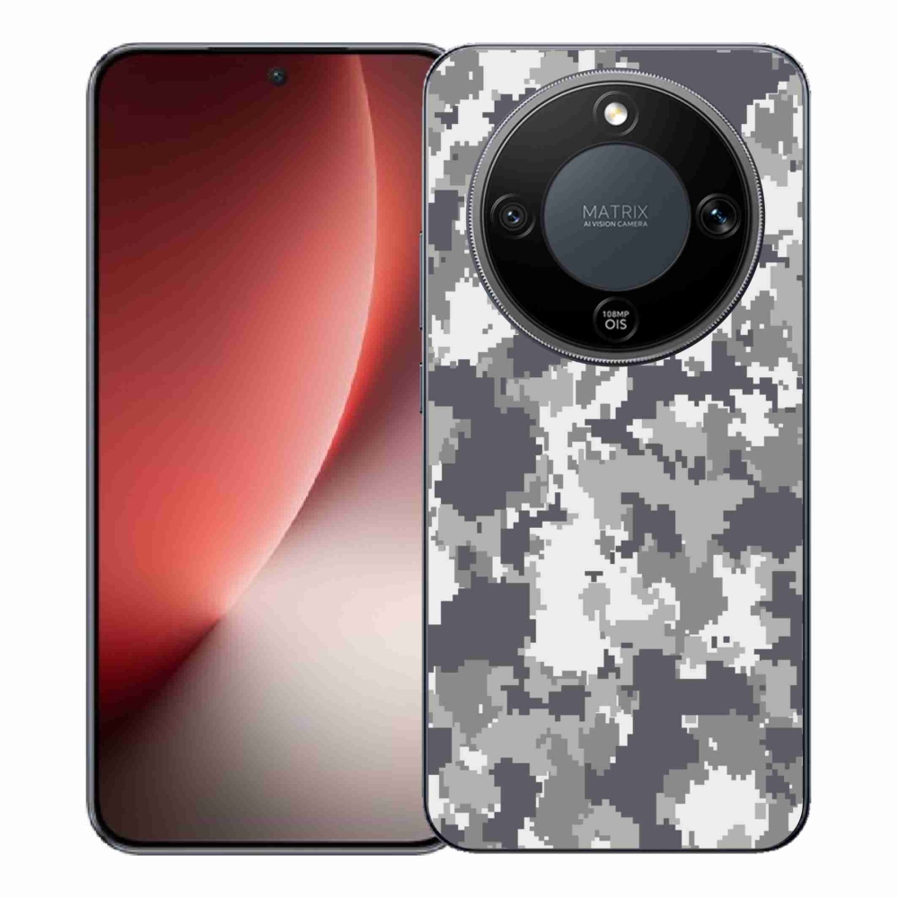 Gélový kryt mmCase na Honor Magic 8 Lite 5G - maskáčový vzor 2