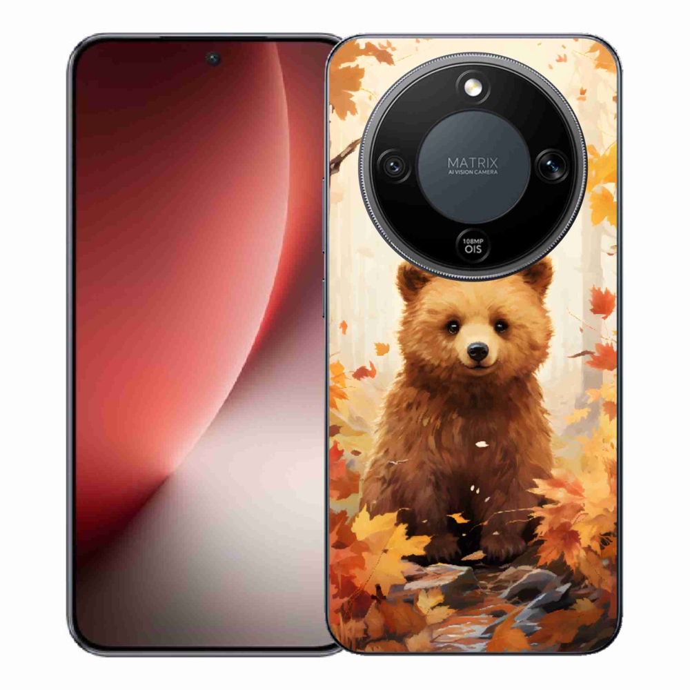 Gélový kryt mmCase na Honor Magic 8 Lite 5G - medveď v lese
