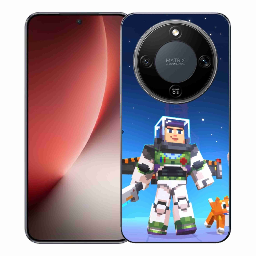 Gélový kryt mmCase na Honor Magic 8 Lite 5G - minecraft 2