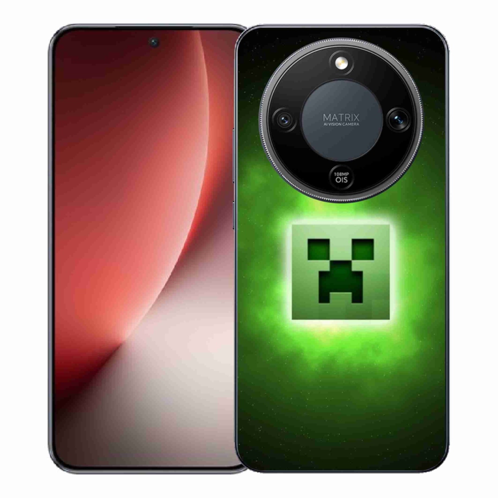 Gélový kryt mmCase na Honor Magic 8 Lite 5G - minecraft