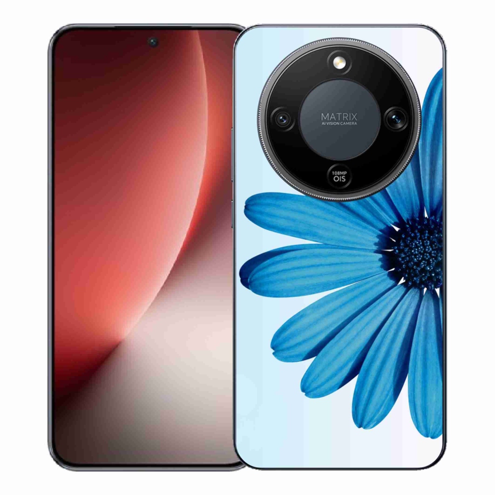 Gélový kryt mmCase na Honor Magic 8 Lite 5G - modrá margaréta