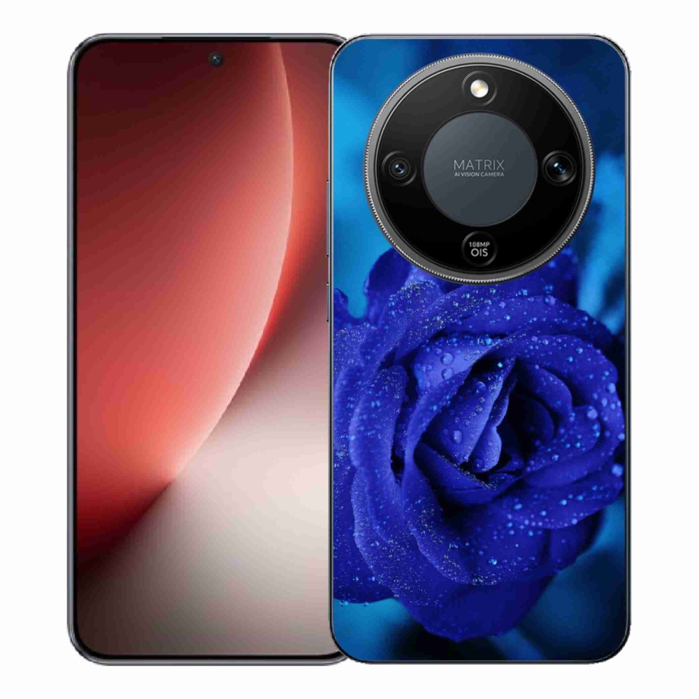 Gélový kryt mmCase na Honor Magic 8 Lite 5G - modrá ruža