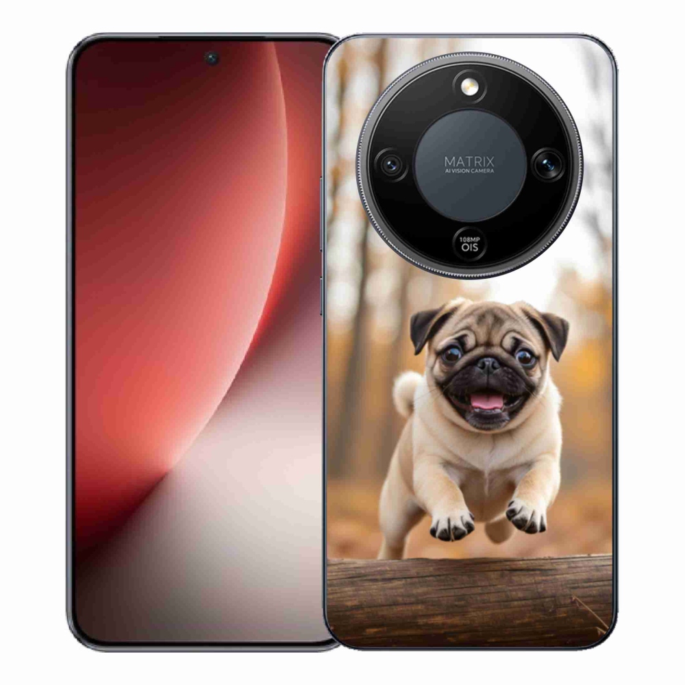 Gélový kryt mmCase na Honor Magic 8 Lite 5G - mops 2