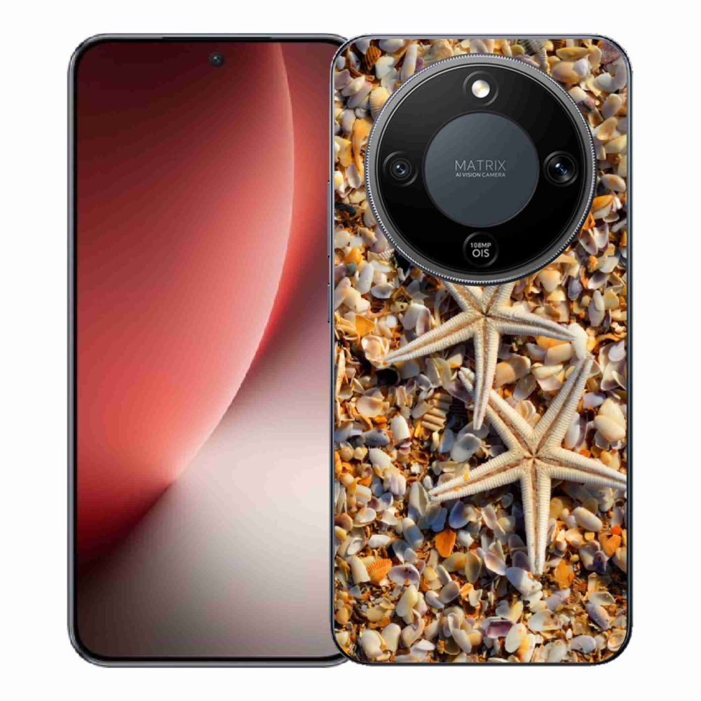 Gélový kryt mmCase na Honor Magic 8 Lite 5G - morské hviezdice