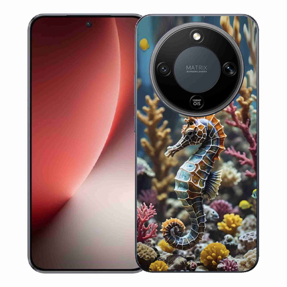 Gélový kryt mmCase na Honor Magic 8 Lite 5G - morský koník 2