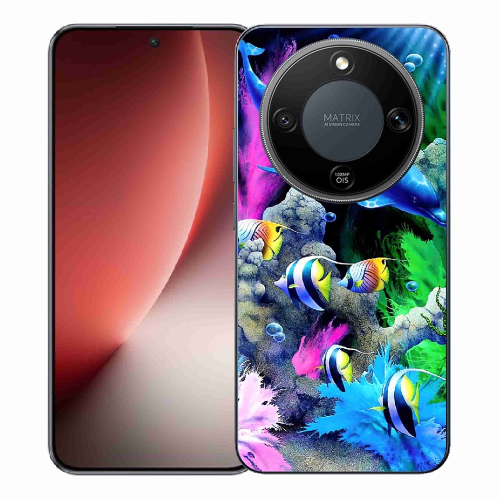 Gélový kryt mmCase na Honor Magic 8 Lite 5G - morský svet