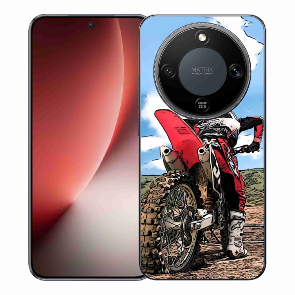 Gélový kryt mmCase na Honor Magic 8 Lite 5G - moto