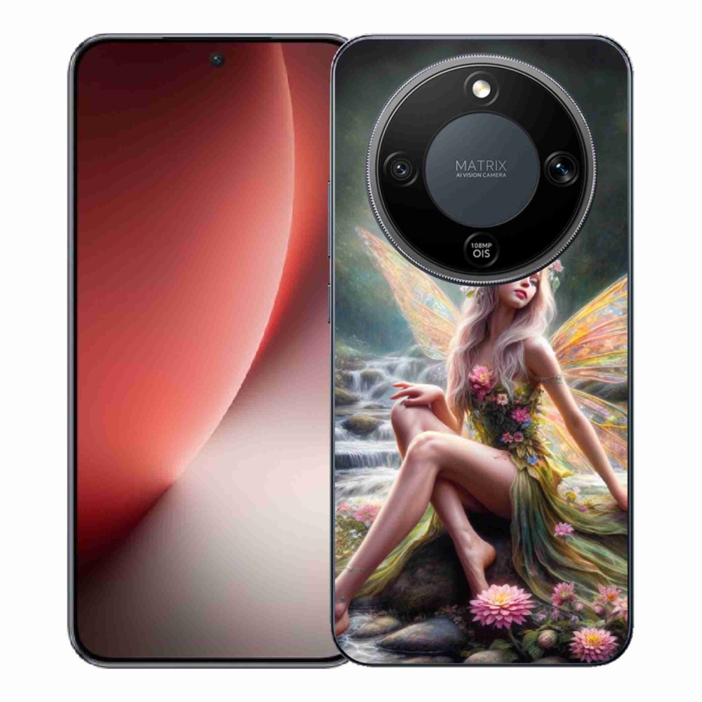 Gélový kryt mmCase na Honor Magic 8 Lite 5G - motýlia žena 1