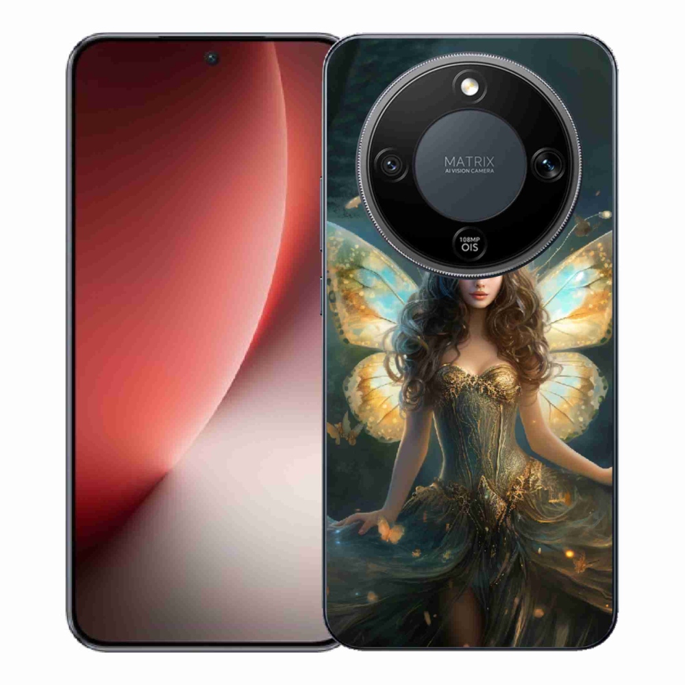 Gélový kryt mmCase na Honor Magic 8 Lite 5G - motýlia žena