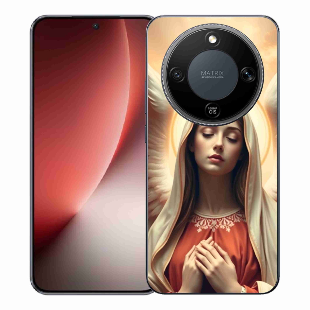 Gélový kryt mmCase na Honor Magic 8 Lite 5G - náboženský motív