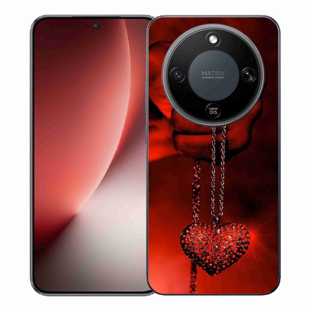 Gélový kryt mmCase na Honor Magic 8 Lite 5G - náhrdelník