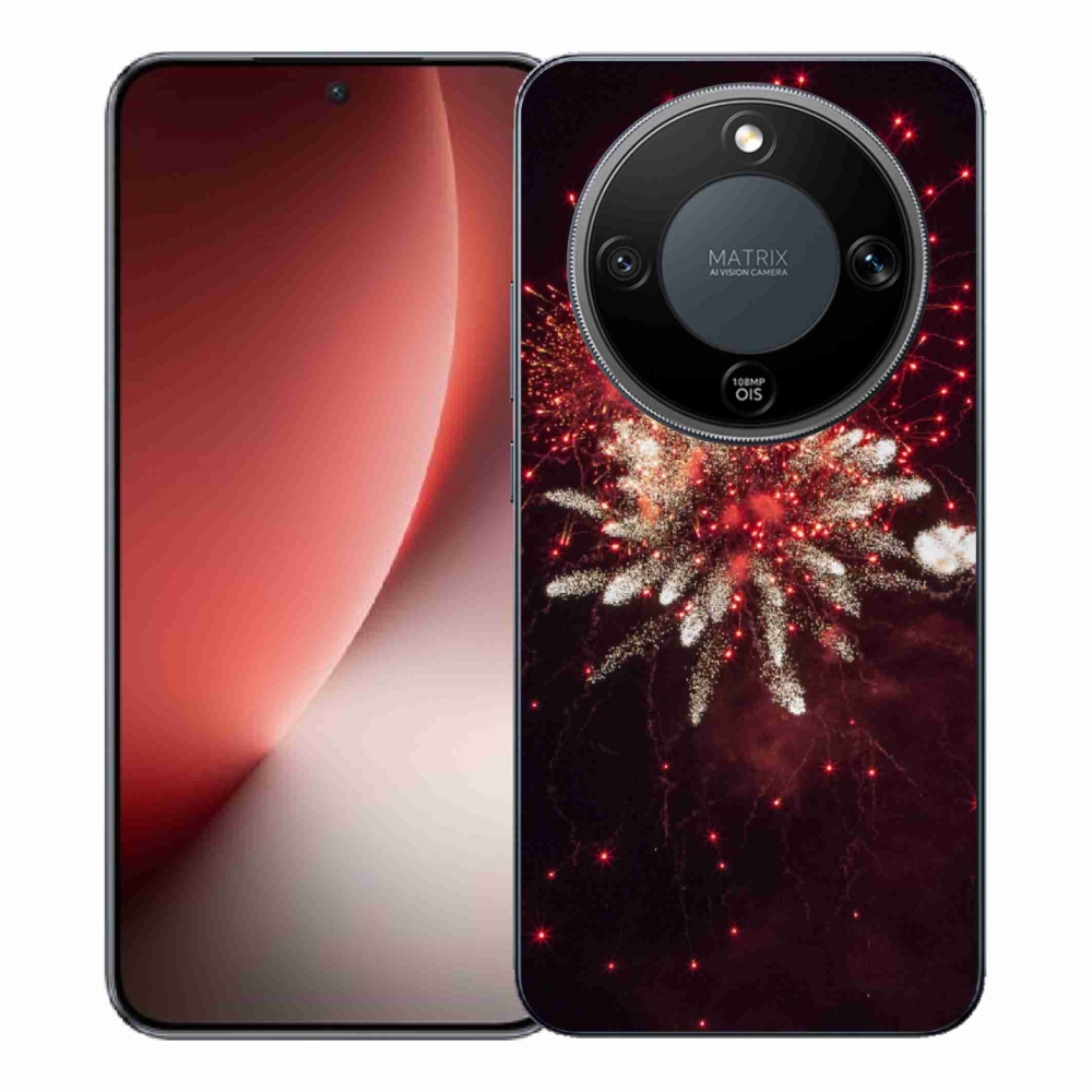 Gélový kryt mmCase na Honor Magic 8 Lite 5G - ohňostroj