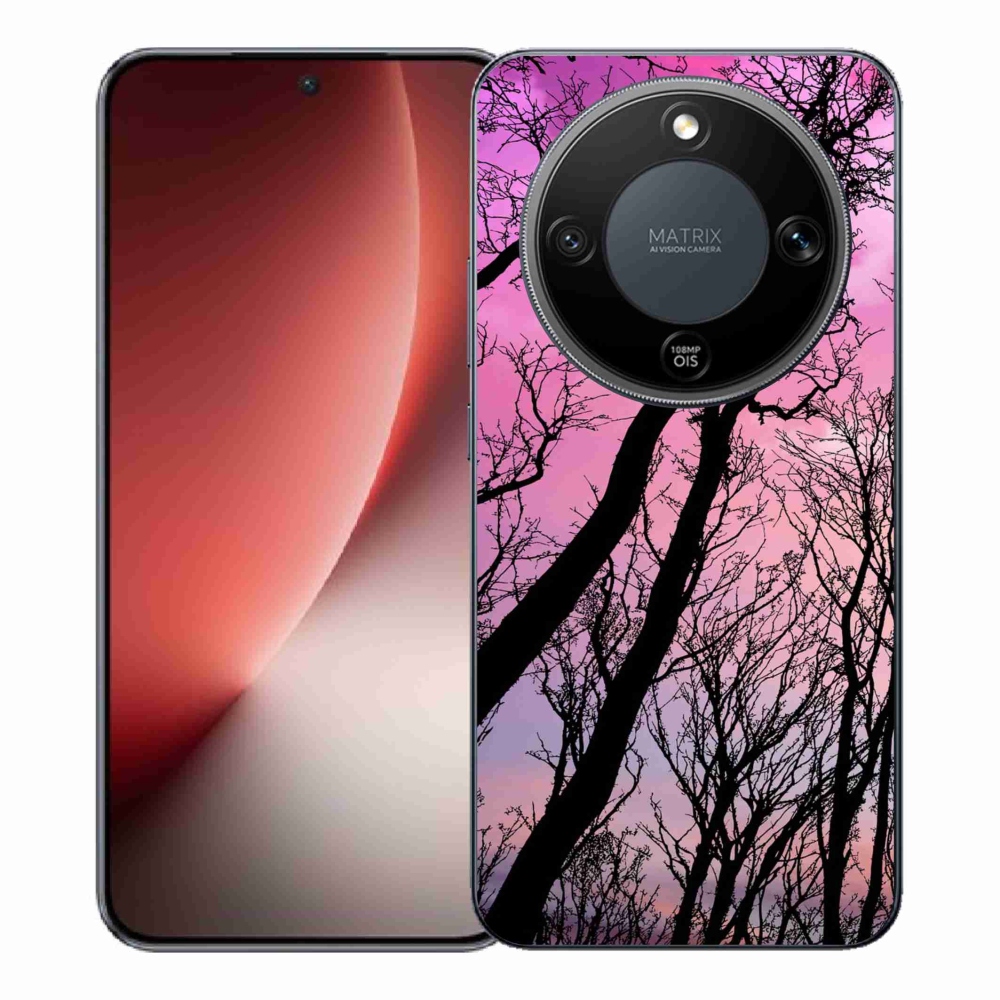 Gélový kryt mmCase na Honor Magic 8 Lite 5G - opadané stromy