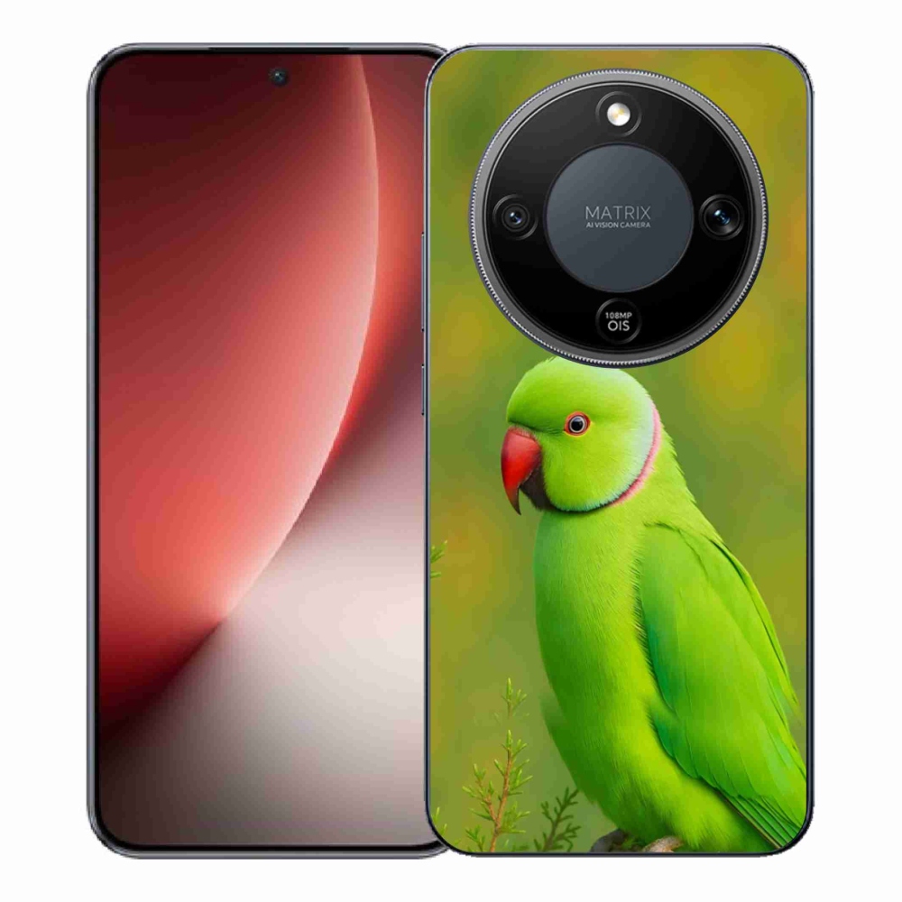 Gélový kryt mmCase na Honor Magic 8 Lite 5G - papagáj alexander 2