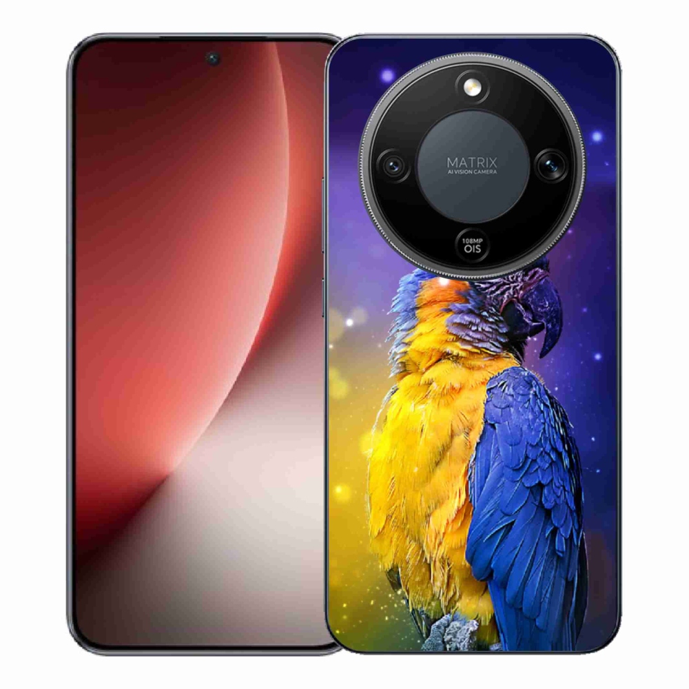 Gélový kryt mmCase na Honor Magic 8 Lite 5G - papagáj ara 1