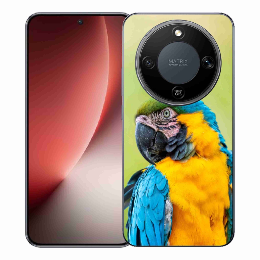 Gélový kryt mmCase na Honor Magic 8 Lite 5G - papagáj ara 2