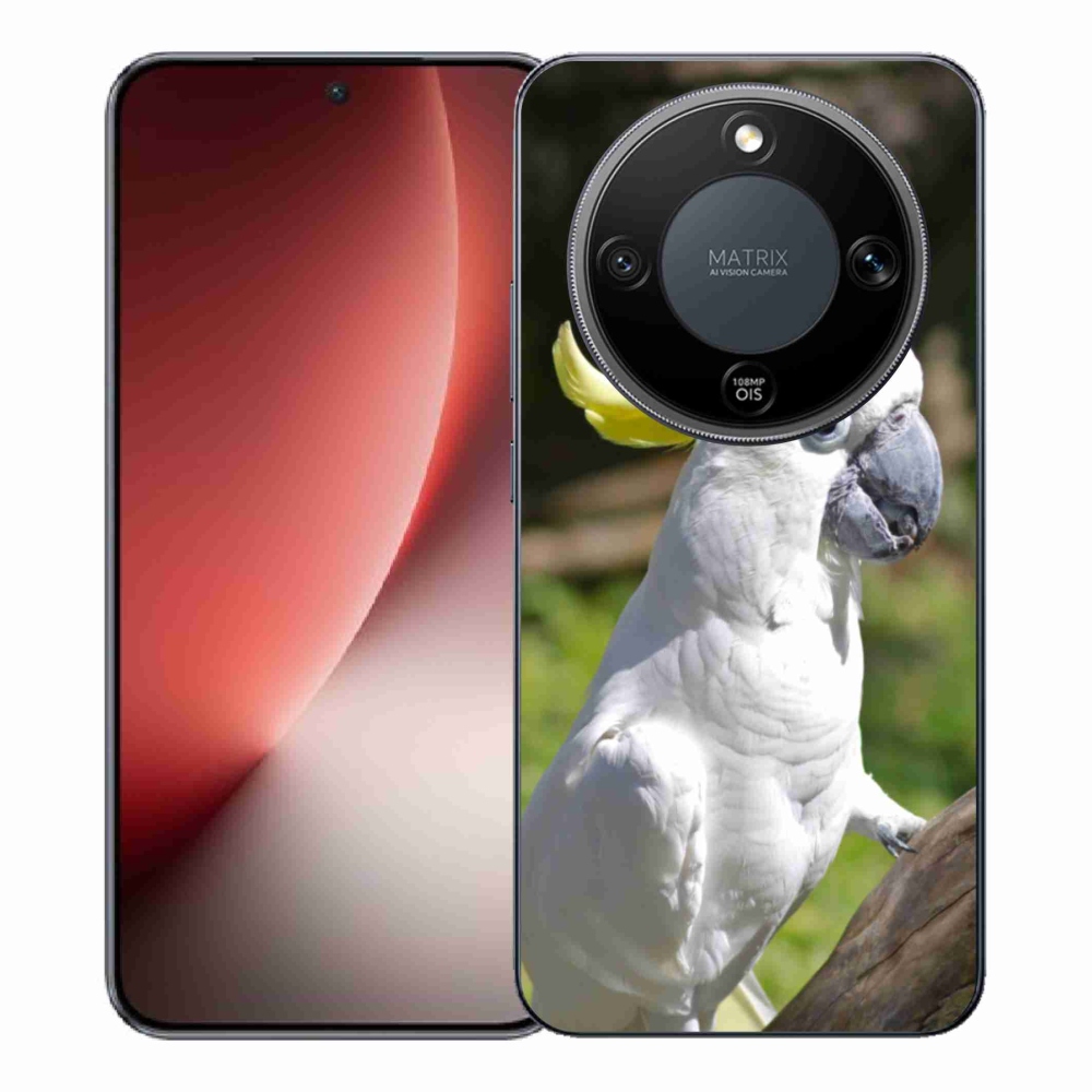 Gélový kryt mmCase na Honor Magic 8 Lite 5G - papagáj kakadu 2