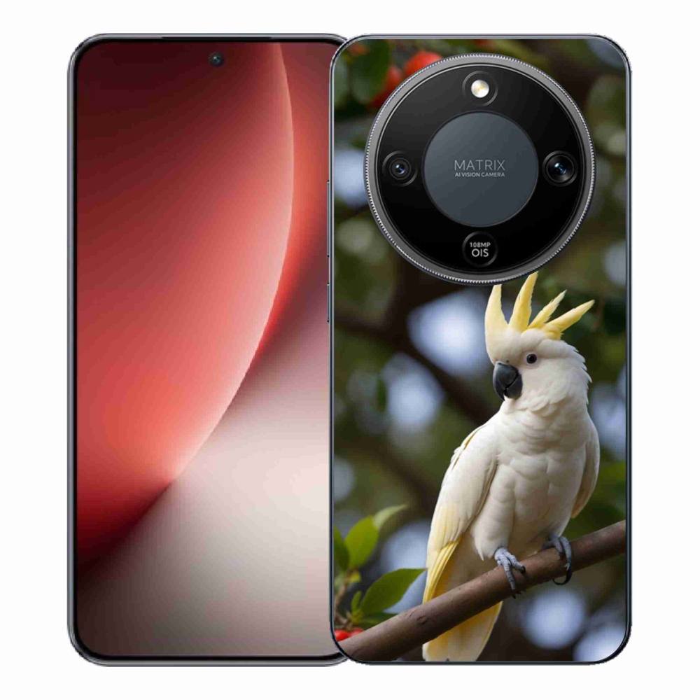 Gélový kryt mmCase na Honor Magic 8 Lite 5G - papagáj kakadu 3