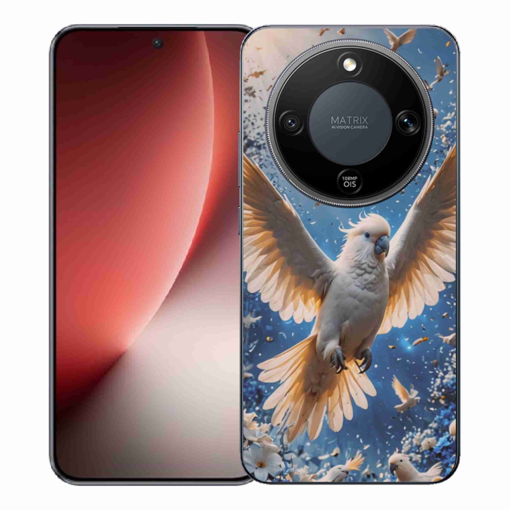 Gélový kryt mmCase na Honor Magic 8 Lite 5G - papagáj kakadu