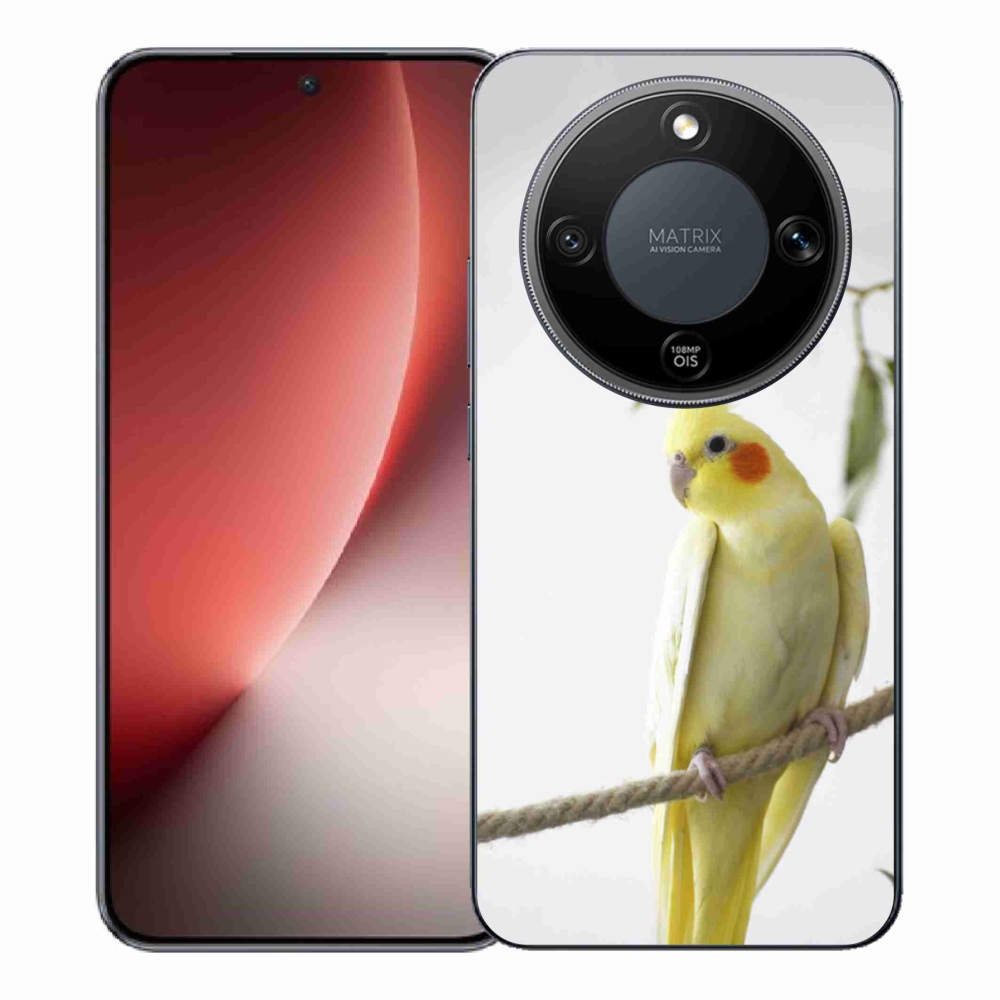 Gélový kryt mmCase na Honor Magic 8 Lite 5G - papagáj korela chocholatá