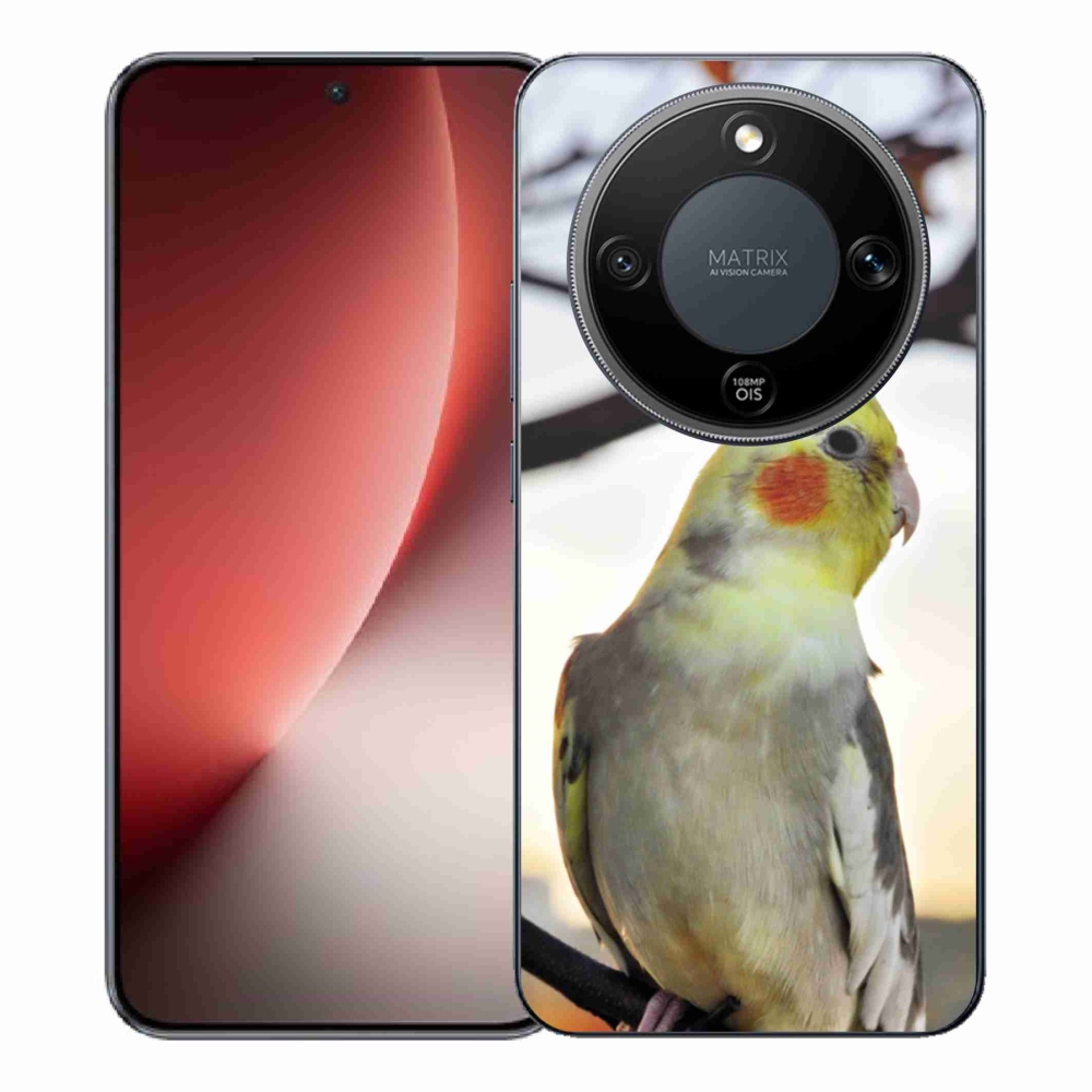 Gélový kryt mmCase na Honor Magic 8 Lite 5G - papagáj korela
